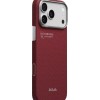 Карбонов Калъф с MagSafe Pitaka Edge Harvard Case за iPhone 17 Pro – Crimson -