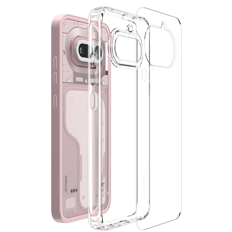 Прозрачен Кейс Spigen Ultra Hybrid за Nothing Phone 4a – Crystal Clear - SPIGEN ULTRA HYBRID NOTHING PHONE 4A