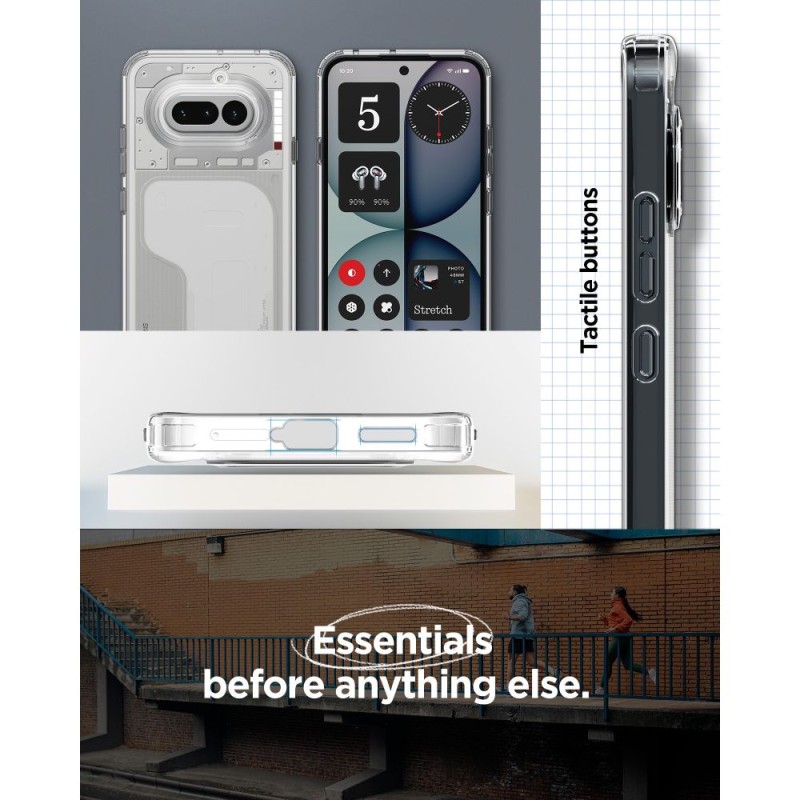 Прозрачен Кейс Spigen Ultra Hybrid за Nothing Phone 4a – Crystal Clear - SPIGEN ULTRA HYBRID NOTHING PHONE 4A