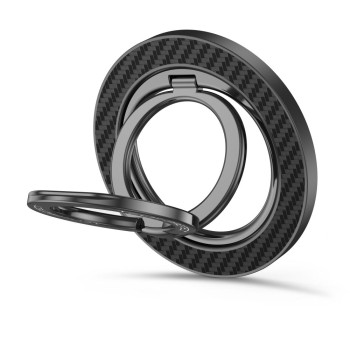Магнитен MagSafe Пръстен и Стойка за Телефон Tech-Protect MMR800 – Carbon Black Магнитен MagSafe Пръстен и Стойка за Телефон Tech-Protect MMR800 – Carbon Black
