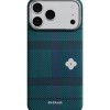 Magsafe Калъф за iPhone 17 Pro Max, Pitaka Edge Flora in Grid Case Forest Dawn - Samsung S Magsafe Калъф за iPhone 17 Pro Max, Pitaka Edge Flora in Grid Case Forest Dawn - Magsafe Калъф за iPhone 17 Pro Max Pitaka Edge