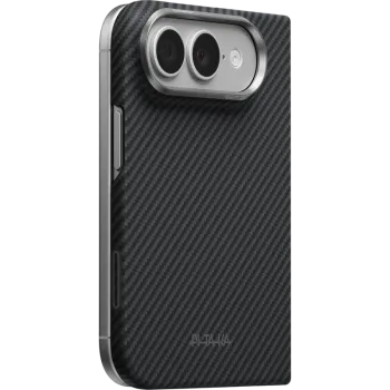 Карбонов Калъф с MagSafe Pitaka Edge Case Over the Horizon 2.0 за iPhone Duo – Black/Grey