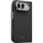 Карбонов Калъф с MagSafe Pitaka Edge Case Over the Horizon 2.0 за iPhone Duo – Black/Grey