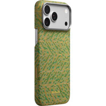 Карбонов Калъф с MagSafe Pitaka Edge Case Wind Over Wheat за iPhone 18 Pro Max / 17 Pro Max – Moonrise 02