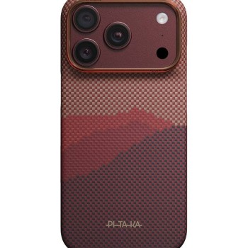 Карбонов Калъф с MagSafe Pitaka Edge Case Over the Horizon 2.0 за iPhone 18 Pro Max / 17 Pro Max – Autumn Dusk-03