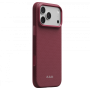 Карбонов Калъф с MagSafe Pitaka Summa Case за iPhone 18 Pro Max – Burgundy (Argyle) 03