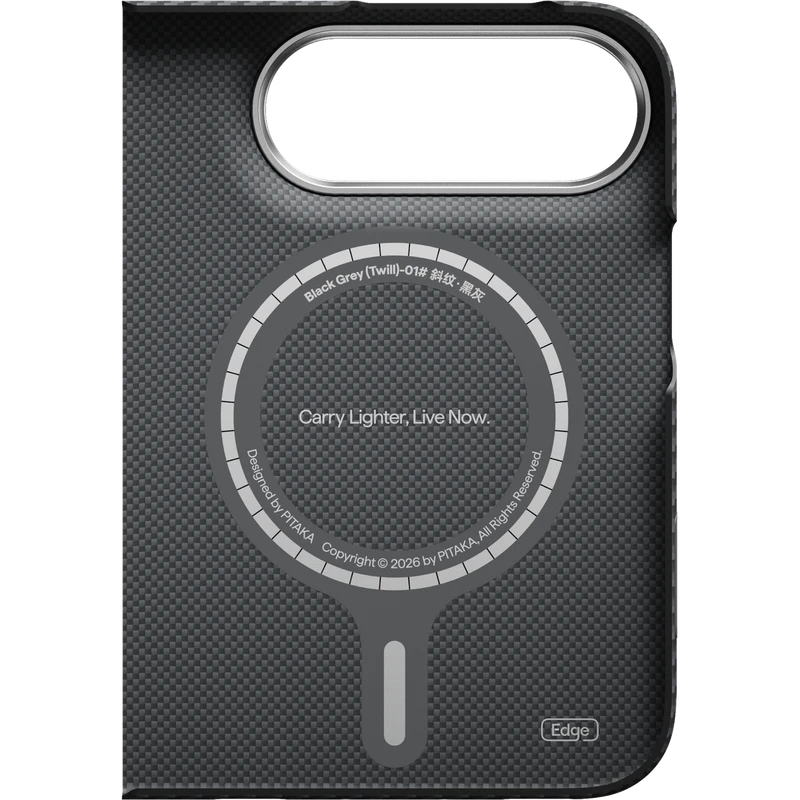 Карбонов Калъф с MagSafe Pitaka Edge Case Over the Horizon 2.0 за iPhone Duo – Black/Grey - Смарт джаджи Карбонов Калъф с MagSafe Pitaka Edge Case Over the Horizon 2.0 за iPhone Duo – Black/Grey -