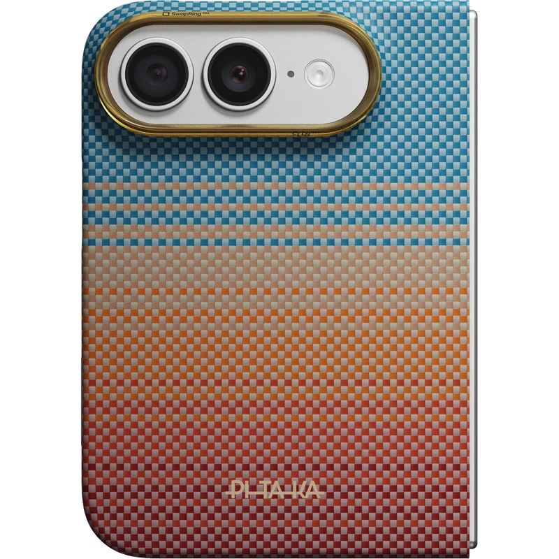 Карбонов Калъф с MagSafe Pitaka Edge Case Over the Horizon 2.0 за iPhone Duo – Sunset - Смарт джаджи Карбонов Калъф с MagSafe Pitaka Edge Case Over the Horizon 2.0 за iPhone Duo – Sunset -