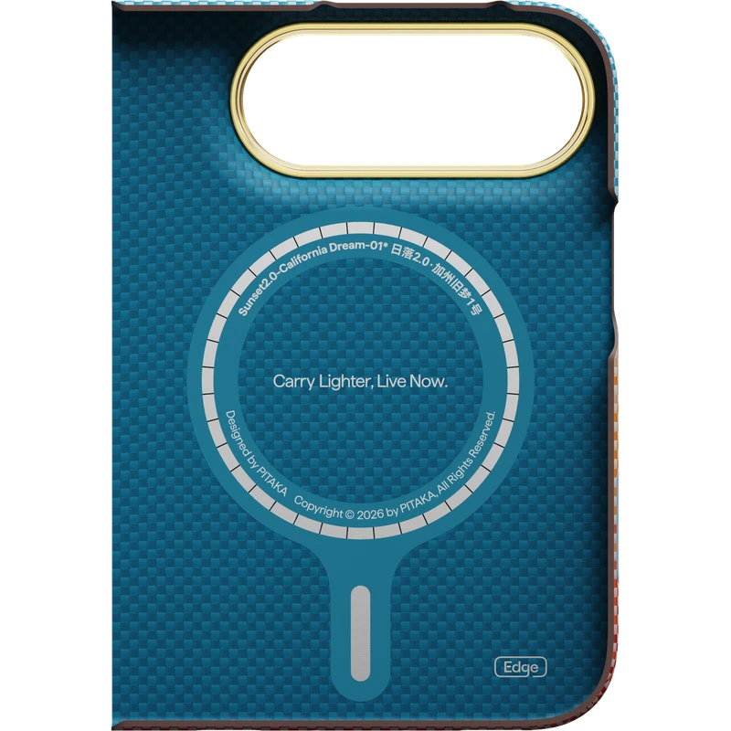 Карбонов Калъф с MagSafe Pitaka Edge Case Over the Horizon 2.0 за iPhone Duo – Sunset - Смарт джаджи Карбонов Калъф с MagSafe Pitaka Edge Case Over the Horizon 2.0 за iPhone Duo – Sunset -
