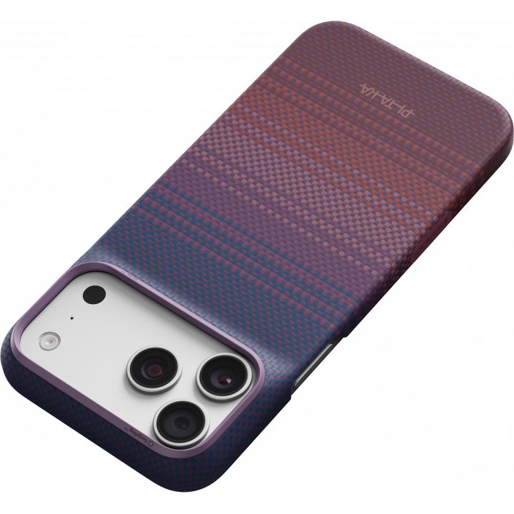 Карбонов Калъф с MagSafe Pitaka Edge Case Over the Horizon 2.0 за iPhone 18 Pro Max – 1001 Nights / Twilight 03 -