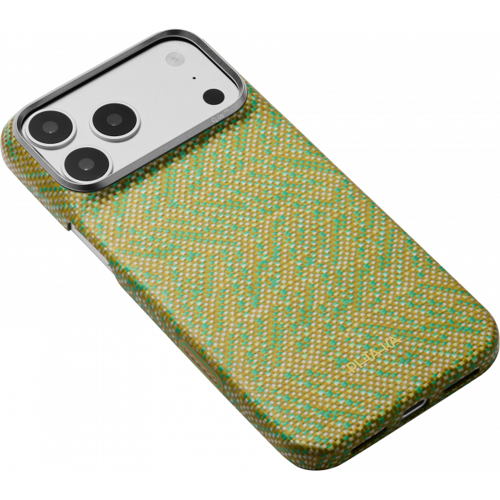 Карбонов Калъф с MagSafe Pitaka Edge Case Wind Over Wheat за iPhone 18 Pro Max / 17 Pro Max – Moonrise 02 -