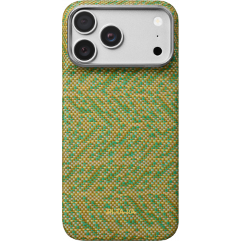 Карбонов Калъф с MagSafe Pitaka Edge Case Wind Over Wheat за iPhone 18 Pro Max / 17 Pro Max – Moonrise 02