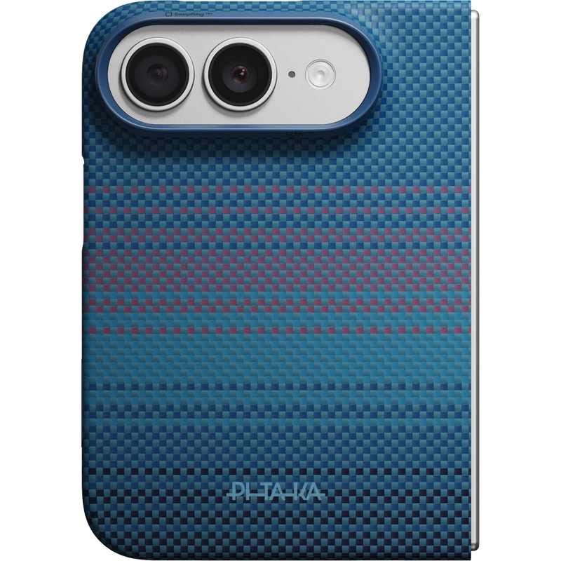 Карбонов Калъф с MagSafe Pitaka Edge Case Over the Horizon 2.0 за iPhone Duo – Moonrise -