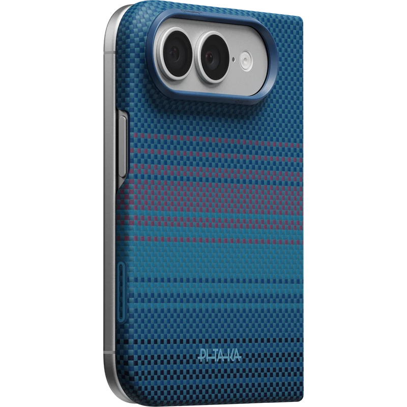 Карбонов Калъф с MagSafe Pitaka Edge Case Over the Horizon 2.0 за iPhone Duo – Moonrise -