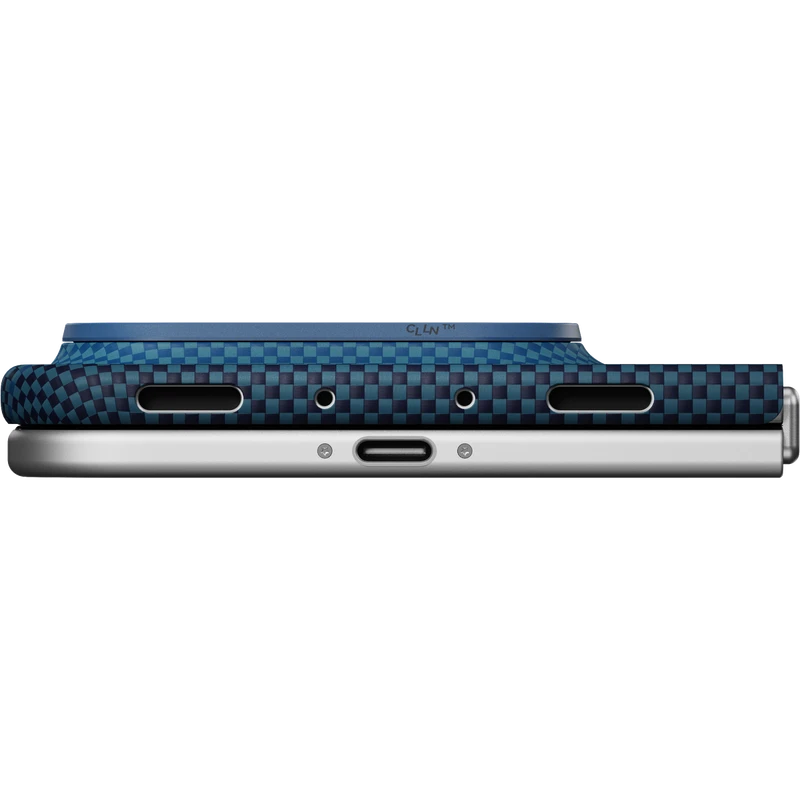Карбонов Калъф с MagSafe Pitaka Edge Case Over the Horizon 2.0 за iPhone Duo – Moonrise -