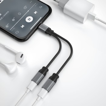 Преходник от Lightning към 2 x Lightning, XO NB-R160A Преходник от Lightning към 2 x Lightning, XO NB-R160A
