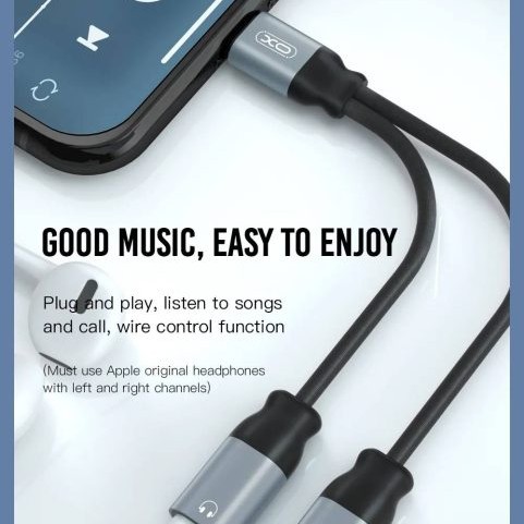 Преходник от Lightning към 2 x Lightning, XO NB-R160A - Преходник от Lightning към 2 x Lightning, XO NB-R160A