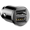12V BASEUS 15.5W, 2xUSB-A, 3.1A, Grain Car (CCALL-ML01) - Зарядно за кола 12V BASEUS 15.5W, 2xUSB-A, 3.1A, Grain Car (CCALL-ML01) - 12V BASEUS 15.5W, 2xUSB-A, 3.1A, Grain Car (CCALL-ML01)