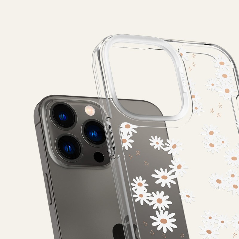 Противоударен Калъф Spigen Cyrill Cecile White Daisy Garden iPhone 13/13 Pro - iPhone 13/13 Pro Противоударен Калъф Spigen Cyrill Cecile White Daisy Garden iPhone 13/13 Pro - Противоударен Калъф Spigen Cyrill Cecile White Daisy Garden iPho