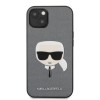 Karl Lagerfeld Saffiano Karl Head Leather Case - дизайнерски кожен кейс за iPhone 13 Pro