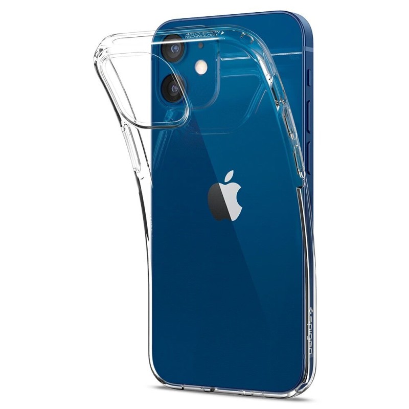 Противоударен Калъф SPIGEN Liquid Crystal за iPhone 12 Mini - iPhone 12 Mini Противоударен Калъф SPIGEN Liquid Crystal за iPhone 12 Mini - Противоударен Калъф SPIGEN Liquid Crystal за iPhone 12 Mini