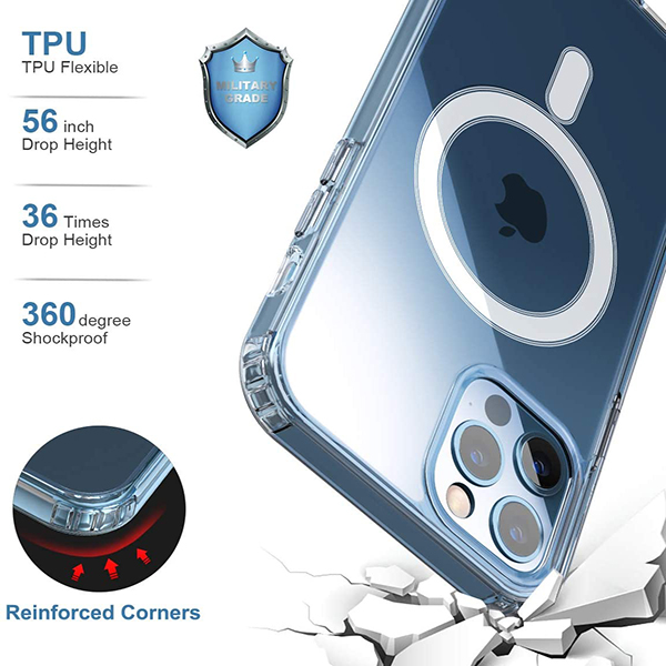 Калъф Clear Case MagSafe за Apple iPhone 13 mini - Калъф Clear Case MagSafe за Apple iPhone 13 mini