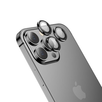 Протектор за Камерата на iPhone 13 Pro/13 Pro Max, HOFI Cam Glass, Черен