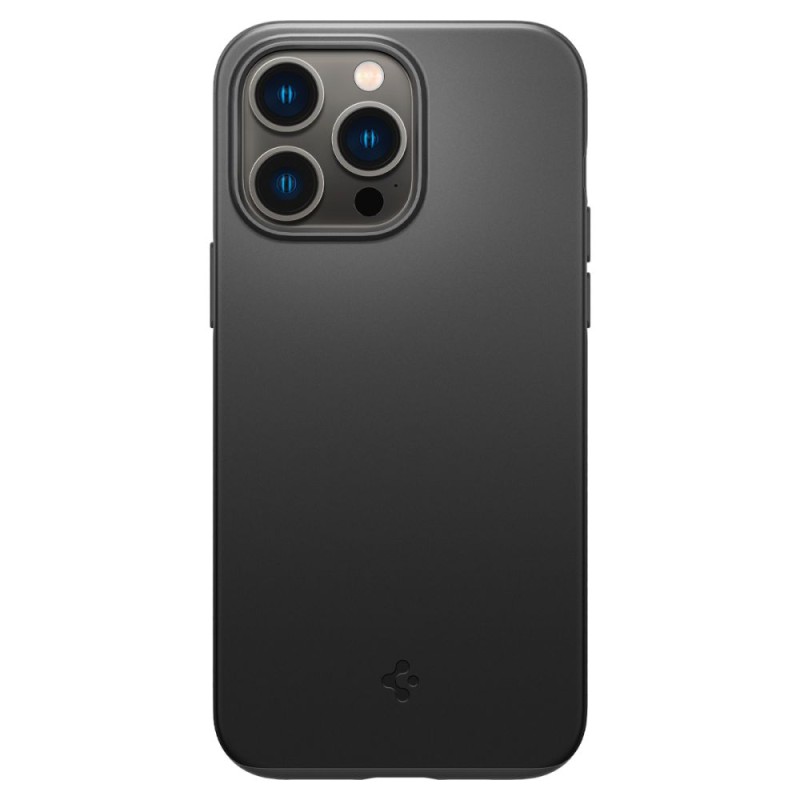Противоударен Калъф за Spigen Thin Fit iPhone 14 Pro Max Black - iPhone 14 Pro Max Противоударен Калъф за Spigen Thin Fit iPhone 14 Pro Max Black - Противоударен Калъф за Spigen Thin Fit iPhone 14 Pro Max Black