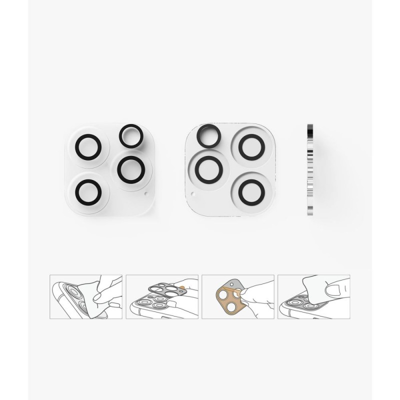 Комплект стъклени протектори за камера Ringke Protector, за iPhone 13 Pro / 13 Pro Max, 2 броя - iPhone 13/13Pro Комплект стъклени протектори за камера Ringke Protector, за iPhone 13 Pro / 13 Pro Max, 2 броя - Комплект стъклени протектори за камера Ringke Protector, за iPho