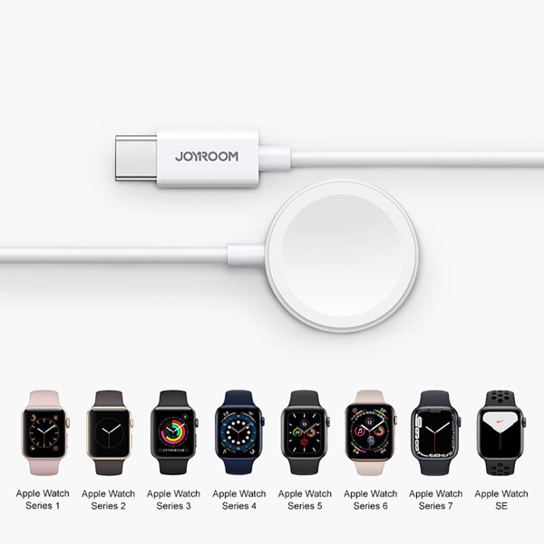 Joyroom кабел с индукционно зарядно за Apple Watch 1.2m - Wireless Joyroom кабел с индукционно зарядно за Apple Watch 1.2m - Joyroom кабел с индукционно зарядно за Apple Watch 1.2m