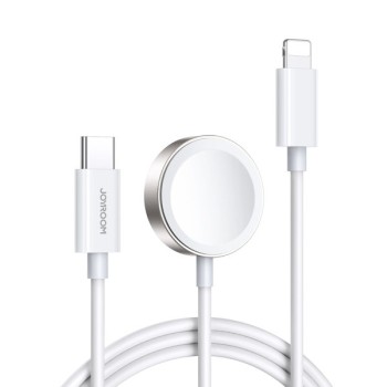 Joyroom USB Type C 20W PD кабел с индуктивно зарядно за Apple Watch 1.5m
