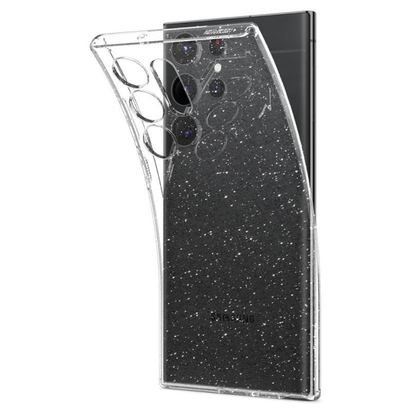 Блестящ калъф за Samsung Galaxy S23 Ultra Spigen Liquid Crystal Glitter - Samsung S Блестящ калъф за Samsung Galaxy S23 Ultra Spigen Liquid Crystal Glitter - Блестящ калъф за Samsung Galaxy S23 Ultra Spigen Liquid Crystal