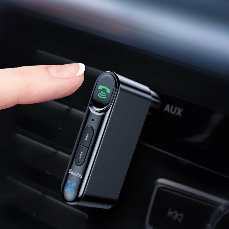 Baseus Qiyin Bluetooth Audio Receiver (WXQY-01) - аудио адаптер - Адаптери Baseus Qiyin Bluetooth Audio Receiver (WXQY-01) - аудио адаптер - Baseus Qiyin Bluetooth Audio Receiver (WXQY-01) - аудио адаптер
