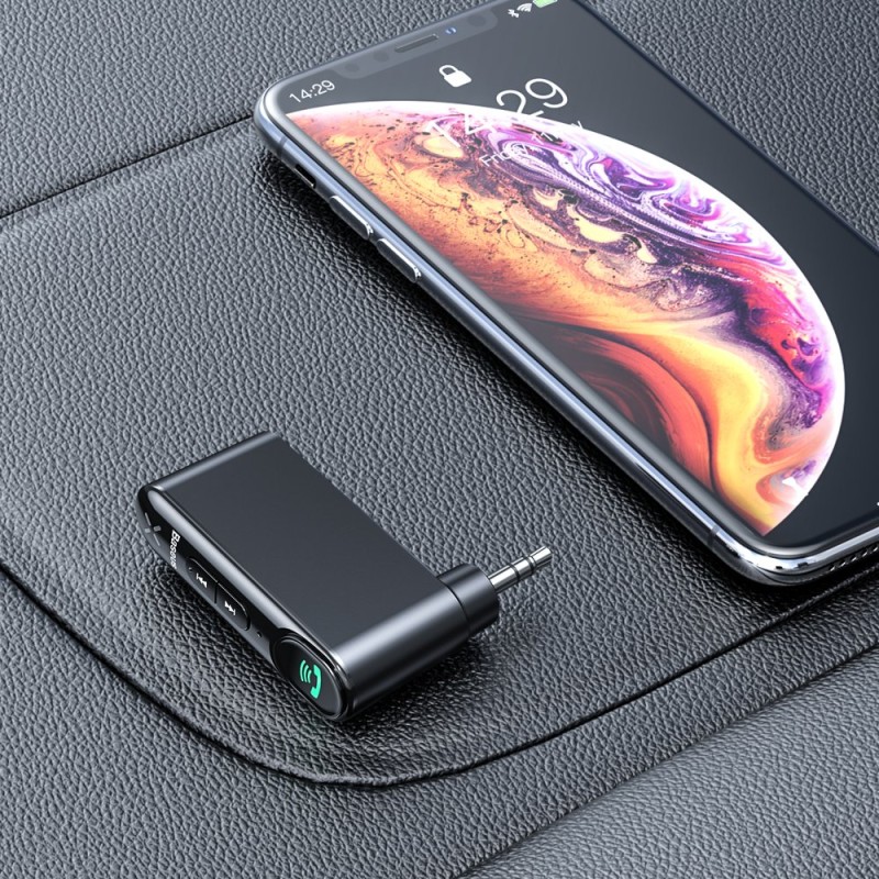 Baseus Qiyin Bluetooth Audio Receiver (WXQY-01) - аудио адаптер - Адаптери Baseus Qiyin Bluetooth Audio Receiver (WXQY-01) - аудио адаптер - Baseus Qiyin Bluetooth Audio Receiver (WXQY-01) - аудио адаптер