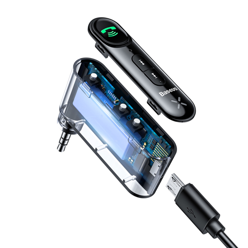 Baseus Qiyin Bluetooth Audio Receiver (WXQY-01) - аудио адаптер - Адаптери Baseus Qiyin Bluetooth Audio Receiver (WXQY-01) - аудио адаптер - Baseus Qiyin Bluetooth Audio Receiver (WXQY-01) - аудио адаптер