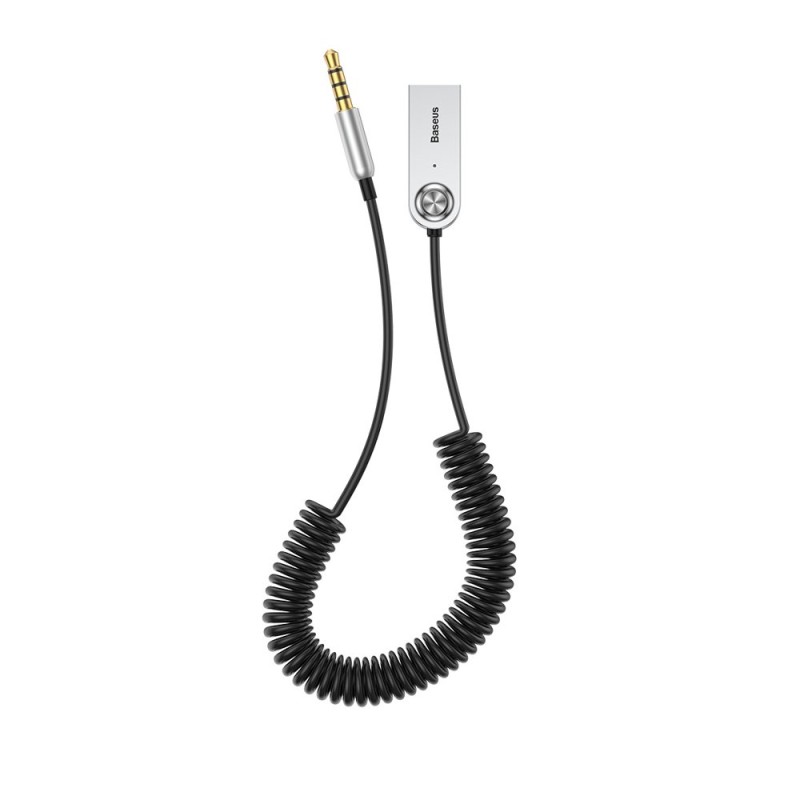 Baseus USB Wireless Adapter Cable BA01 - безжичен USB към 3.5 мм кабел с блутут функционалност (черен) - Адаптери Baseus USB Wireless Adapter Cable BA01 - безжичен USB към 3.5 мм кабел с блутут функционалност (черен) - Baseus USB Wireless Adapter Cable BA01 - безжичен USB към 3.5 мм