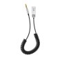 Baseus USB Wireless Adapter Cable BA01 - безжичен USB към 3.5 мм кабел с блутут функционалност (черен)
