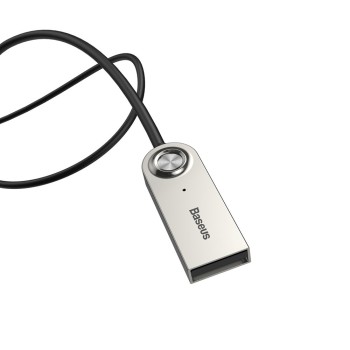 Baseus USB Wireless Adapter Cable BA01 - безжичен USB към 3.5 мм кабел с блутут функционалност (черен) Baseus USB Wireless Adapter Cable BA01 - безжичен USB към 3.5 мм кабел с блутут функционалност (черен)