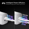 Spigen зарядно устройство с PD 65W и 2 usb-c изхода - Зарядно за стена Spigen зарядно устройство с PD 65W и 2 usb-c изхода - Spigen зарядно устройство с PD 65W и 2 usb-c изхода