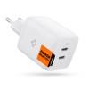 Spigen зарядно устройство с PD 65W и 2 usb-c изхода - Зарядно за стена Spigen зарядно устройство с PD 65W и 2 usb-c изхода - Spigen зарядно устройство с PD 65W и 2 usb-c изхода