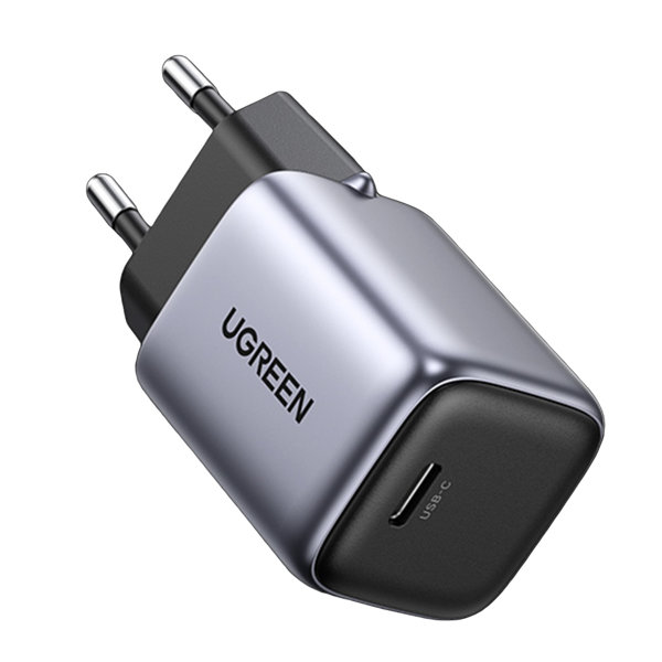 Mini бързо зарядно Ugreen Nexode USB-C 30W PD - Зарядно за стена Mini бързо зарядно Ugreen Nexode USB-C 30W PD - Mini бързо зарядно Ugreen Nexode USB-C 30W PD