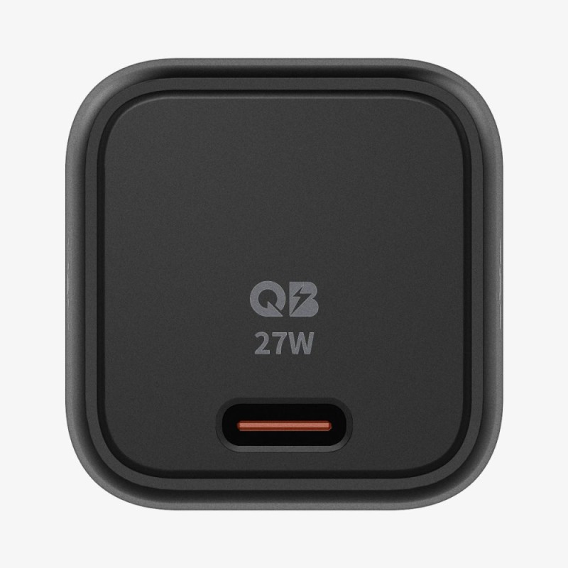 Бързо зарядно за IOS и Android с USB-C 27W от Spigen - Зарядно за стена Бързо зарядно за IOS и Android с USB-C 27W от Spigen - Бързо зарядно за IOS и Android с USB-C 27W от Spigen