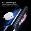 Бързо зарядно за IOS и Android с USB-C 27W от Spigen - Зарядно за стена Бързо зарядно за IOS и Android с USB-C 27W от Spigen - Бързо зарядно за IOS и Android с USB-C 27W от Spigen