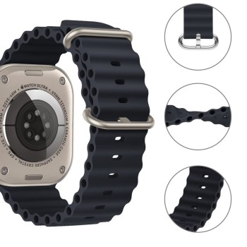 Силиконова каишка за Apple Watch 4/5/6/7/8/9/SE/Ultra (44/45/49 mm) от Tech-Protect IconBand Pro
