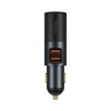 Baseus Cigarette Lighter -бързо зарядно за кола с 2xUSB изходи и извод за запалка - Зарядно за кола Baseus Cigarette Lighter -бързо зарядно за кола с 2xUSB изходи и извод за запалка - Baseus Cigarette Lighter -бързо зарядно за кола с 2xUSB изходи и