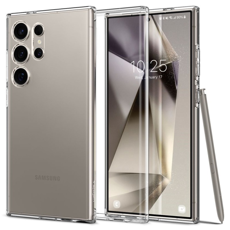 Калъф за Samsung Galaxy S24 Ultra, SPIGEN Liquid Crystal Case - Samsung S Калъф за Samsung Galaxy S24 Ultra, SPIGEN Liquid Crystal Case - Калъф за Samsung Galaxy S24 Ultra, SPIGEN Liquid Crystal Case