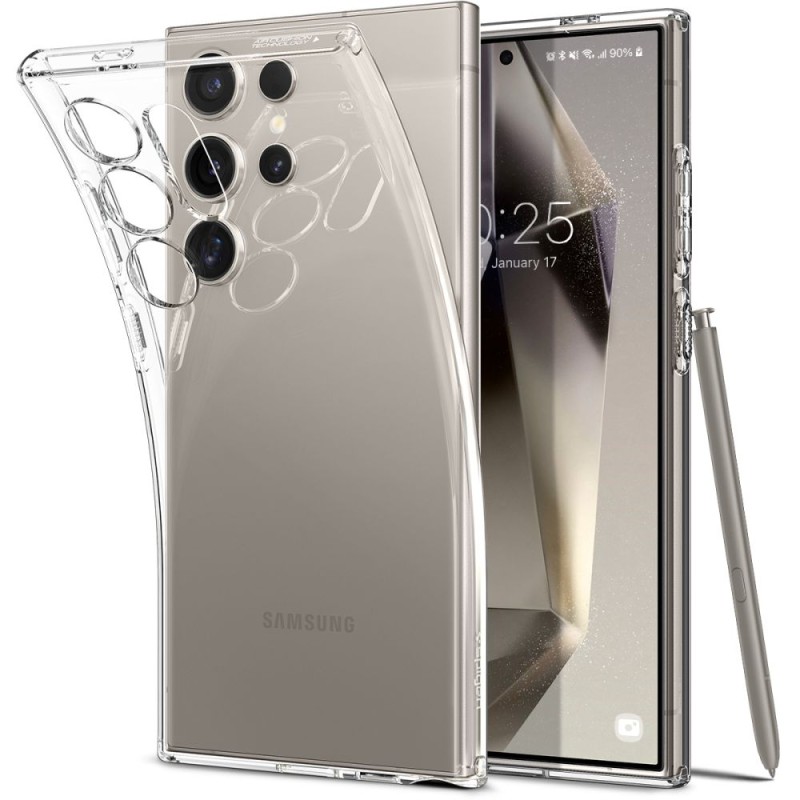 Калъф за Samsung Galaxy S24 Ultra, SPIGEN Liquid Crystal Case - Samsung S Калъф за Samsung Galaxy S24 Ultra, SPIGEN Liquid Crystal Case - Калъф за Samsung Galaxy S24 Ultra, SPIGEN Liquid Crystal Case