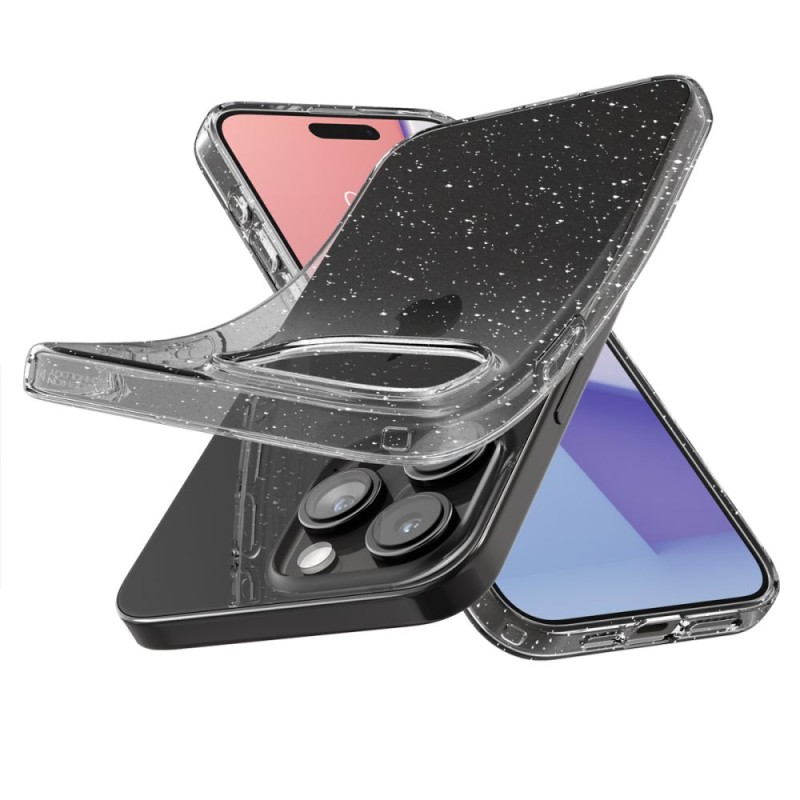 Блестящ Калъф за iPhone 15 Pro Max, SPIGEN Liquid Crystal Glitter Case - iPhone 15 Pro max Блестящ Калъф за iPhone 15 Pro Max, SPIGEN Liquid Crystal Glitter Case - Блестящ Калъф за iPhone 15 Pro Max, SPIGEN Liquid Crystal Glitte