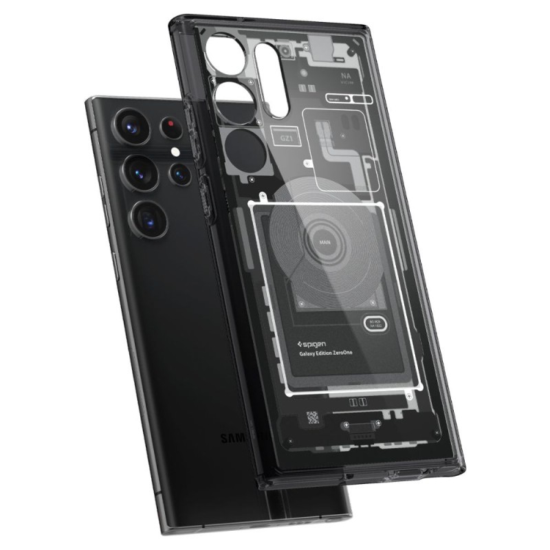 Калъф за Samsung S23 Ultra, Spigen Zero One Ultra Hybrid Case, - Samsung S Калъф за Samsung S23 Ultra, Spigen Zero One Ultra Hybrid Case, - Калъф за Samsung S23 Ultra, Spigen Zero One Ultra Hybrid Case