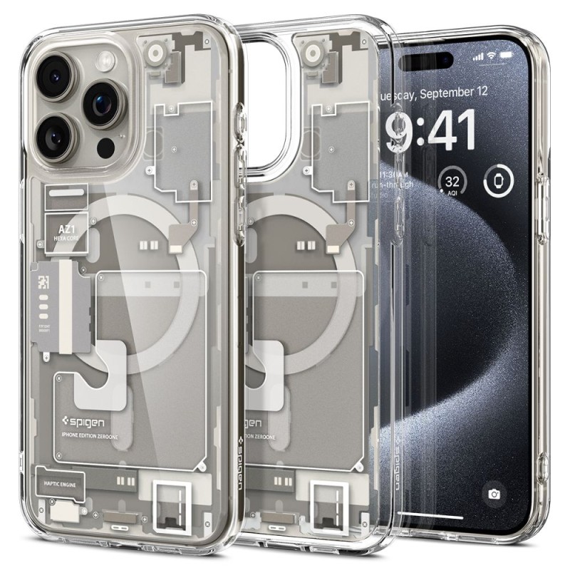 Magsafe Калъф за iPhone 15 Pro, SPIGEN Zero One Ultra Hybrid Case - iPhone 15 Pro max Magsafe Калъф за iPhone 15 Pro, SPIGEN Zero One Ultra Hybrid Case - Magsafe Калъф за iPhone 15 Pro, SPIGEN Zero One Ultra Hybrid Cas